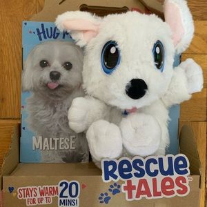 little tikes rescue tales Maltese hug me stays warm